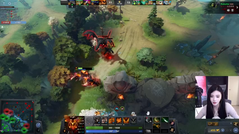 【2022-10-30 03点场】野生小师妹：教练我想学dota2！