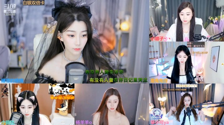 楠楠美女万圣节打扮很漂亮啊