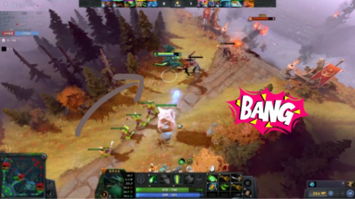 美滋滋DOTA2中单毒龙冥界亚龙viper天梯统帅躺赢翻盘局