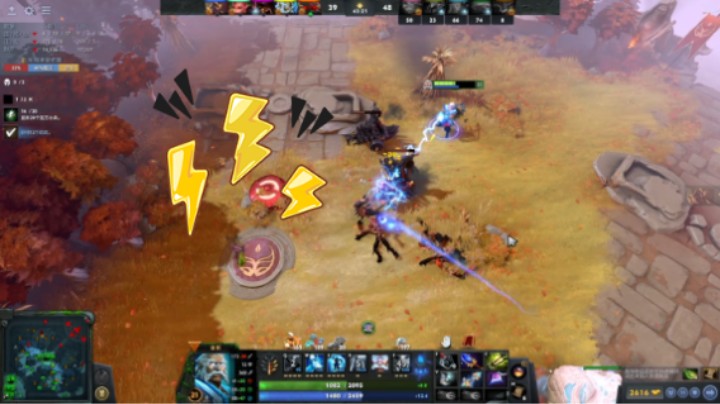惨兮兮dota2中单宙斯败北时刻