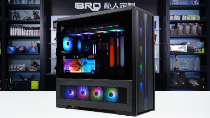 BRO兄弟水冷-联力V3000+机箱双水路AMD全家桶分体水冷解决方案