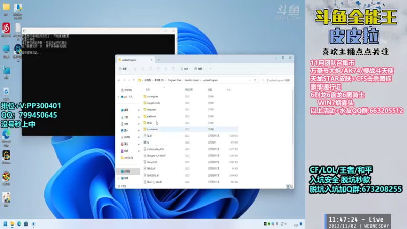 【2022-11-02 11点场】皮皮拉3004O1：皮皮拉:黑洞皮肤，源炼狱，击杀图标！