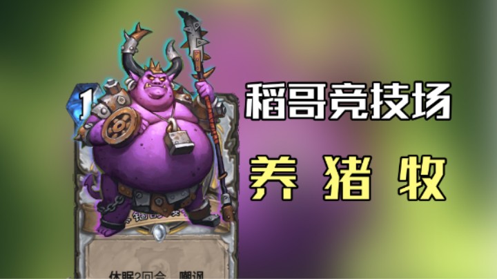 稻哥炉石12胜竞技场（牧）：养 猪 牧