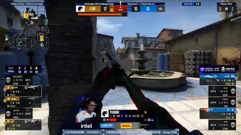 【2022-11-03 07点场】CSGO百岁三：黄金双倍 Major Day3 别问作业