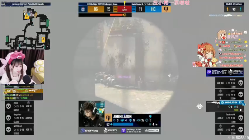 【2022-11-02 23点场】解说小樱sakura丶：【小樱】陪你看比赛~fnc VS os