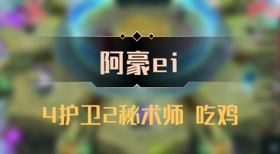 【阿豪ei】4护卫2秘术师 吃鸡