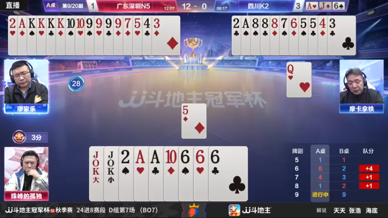 【2022-11-04 21点场】JJ斗地主官方：JJ斗地主冠军杯，秋季赛直播中