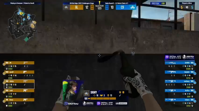【2022-11-04 03点场】CSGO百岁三：Major Day4 别问作业