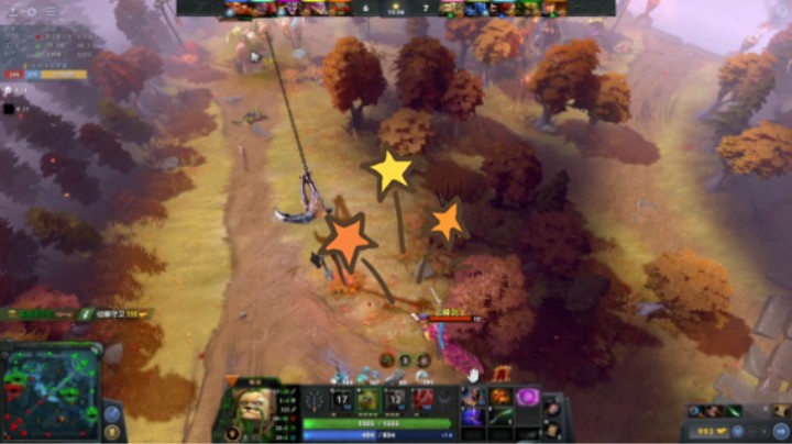 惨兮兮活久见dota2三号位屠夫竟然被四打五了！哈哈哈大意了也是头次见