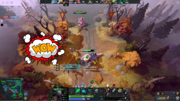 美滋滋DOTA2三号位孽主大屁股稳稳的胜利时刻