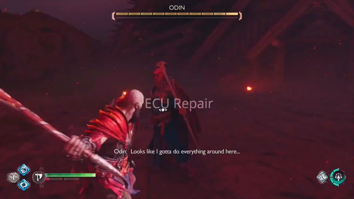 【中文剧透】战神奎托斯VS众神之王奥丁