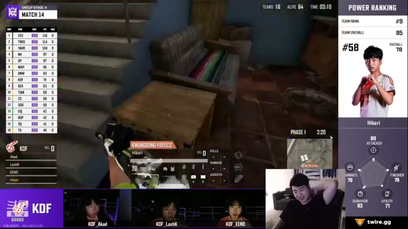 【2022-11-05 22点场】4AM小海xx丶：【2022PGC】TMA战队视角