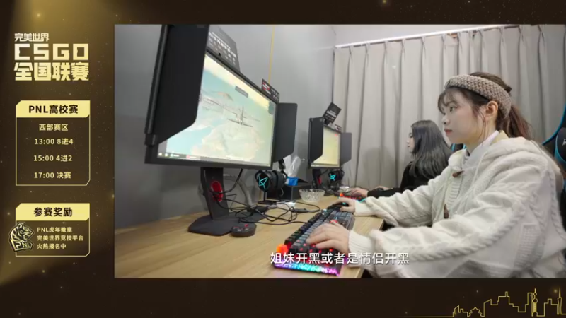 【2022-11-06 16点场】完美世界电竞频道：【直播】PNL高校赛西部赛区