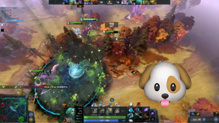 美滋滋dota2中单死亡先知dp终于赢了一把终结连败！队友给力全都挺稳，10人都在线的局不容易啊哈哈哈