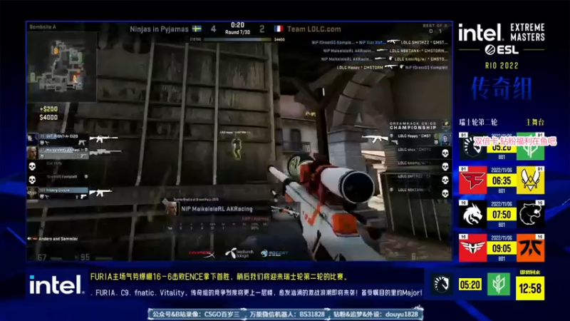 【2022-11-06 05点场】CSGO百岁三：传奇组开赛 熬不到中午的早点休息