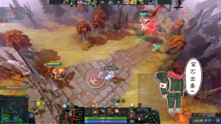 惨兮兮活久见DOTA2中单火枪狙击手败北时刻，一号位狗是真狗逼，毒瘤全场输出倒数第一