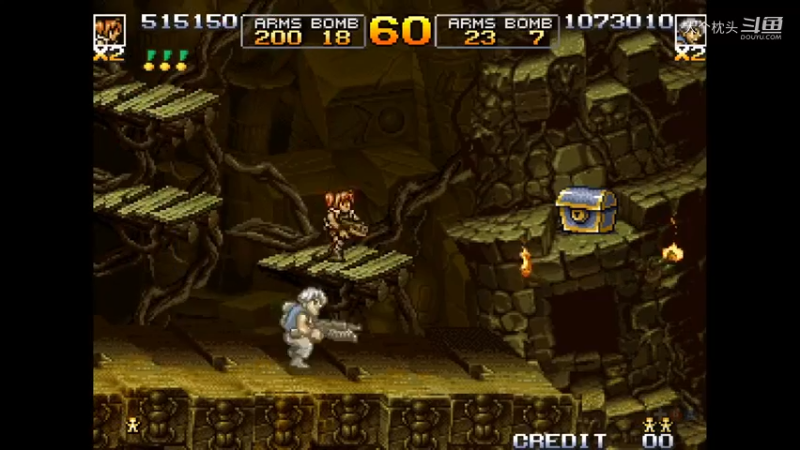 《合金弹头4·Metal Slug 4》- 2 Players最高难度流程一命通关_6