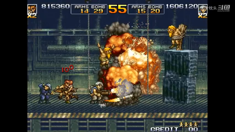 《合金弹头4·Metal Slug 4》- 2 Players最高难度流程一命通关_9