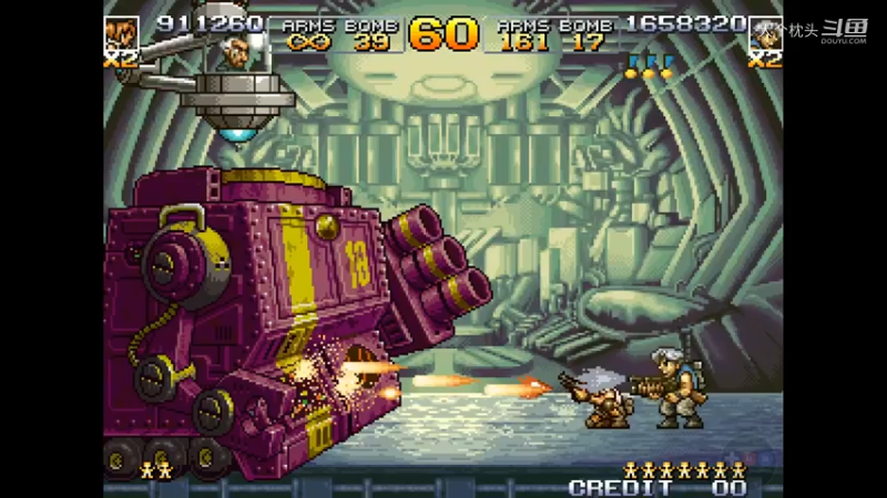 《合金弹头4·Metal Slug 4》- 2 Players最高难度流程一命通关_10
