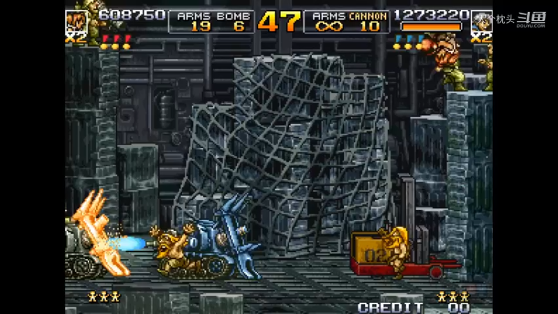 《合金弹头4·Metal Slug 4》- 2 Players最高难度流程一命通关_7