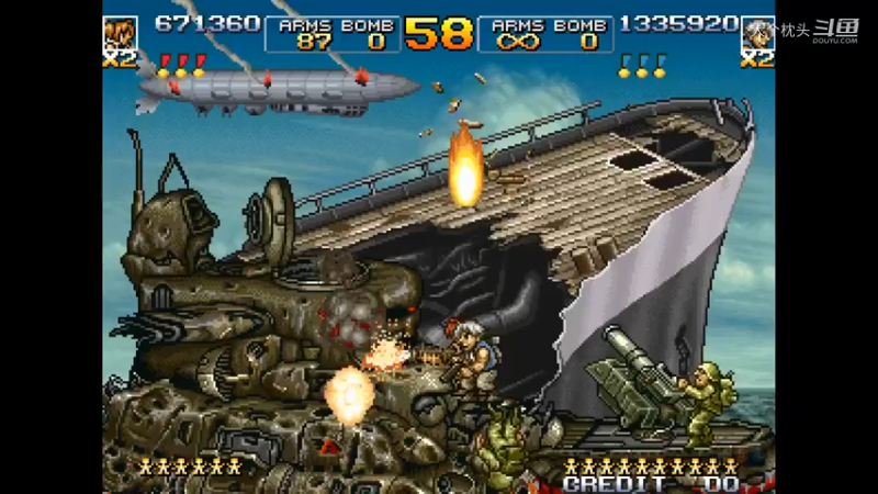 《合金弹头4·Metal Slug 4》- 2 Players最高难度流程一命通关_8