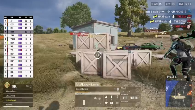 【2022-11-08 22点场】4AM小海xx丶：【2022PGC】TMA战队视角