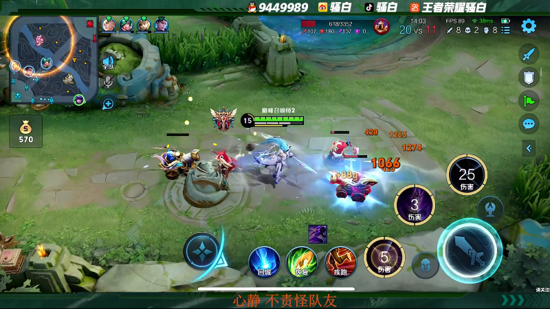 我在斗鱼看骚白直播王者荣耀