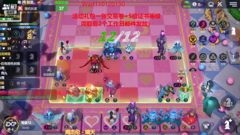 【2022-11-07 20点场】黄东东0923：多多自走棋(可帮渡劫）