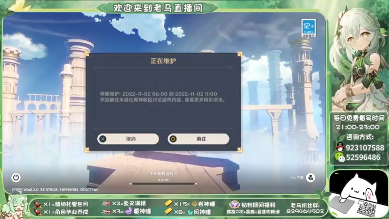 【2022-11-02 10点场】系双马尾的老马：萌新指导~有问必答