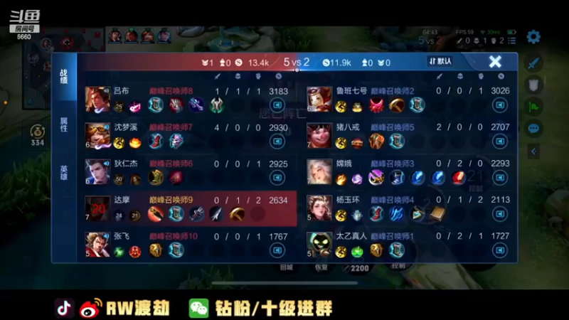 【2022-11-11 20点场】RW渡劫：巅峰战神 等于积分战神！
