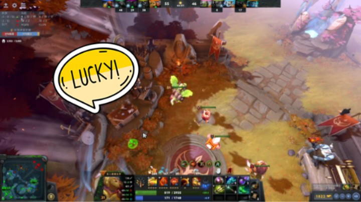 美滋滋dota2五号位蓝胖食人魔魔法师胜利时刻
