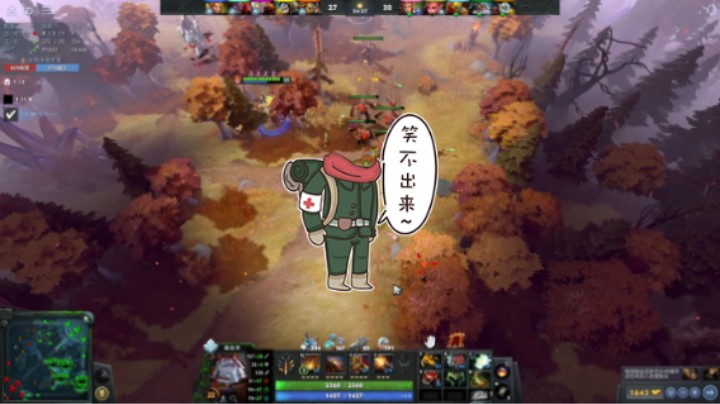 惨兮兮DOTA2中单火枪狙击手败北时刻，累了