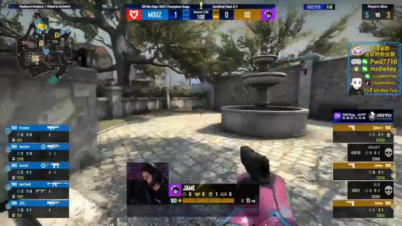 【2022-11-13 02点场】CSGO馒头：生活开心就好IEM里约传奇组