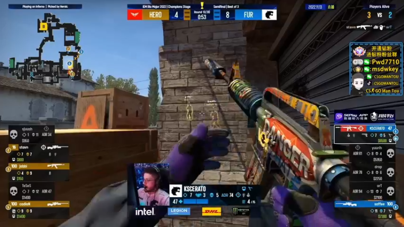 【2022-11-13 06点场】CSGO馒头：生活开心就好IEM里约传奇组