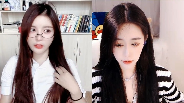 美女橙子和小姐姐连麦PK，小姐姐身材好好但是没人上分啊