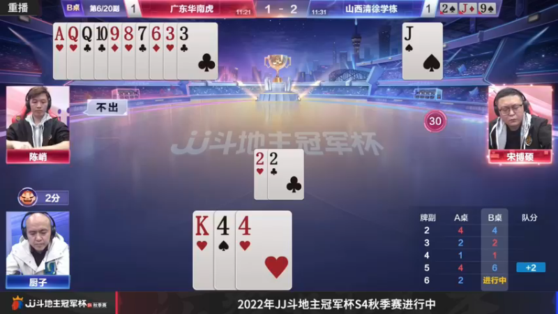 【2022-11-13 01点场】JJ斗地主官方：【预告】11月14日，F组揭幕战