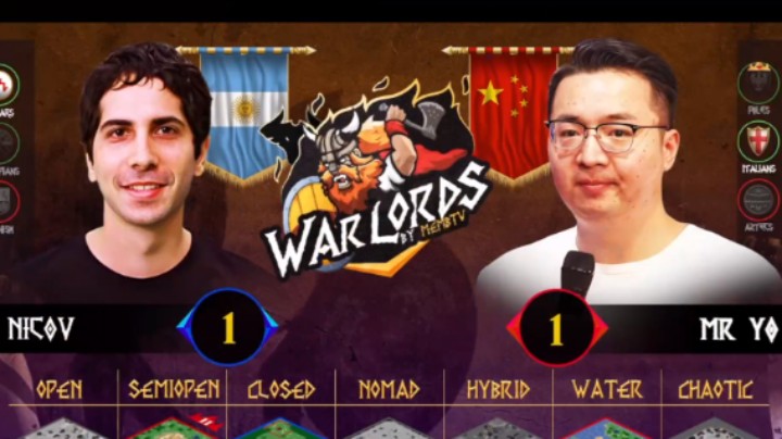 【Warlords】小组赛 Yo vs Nicov