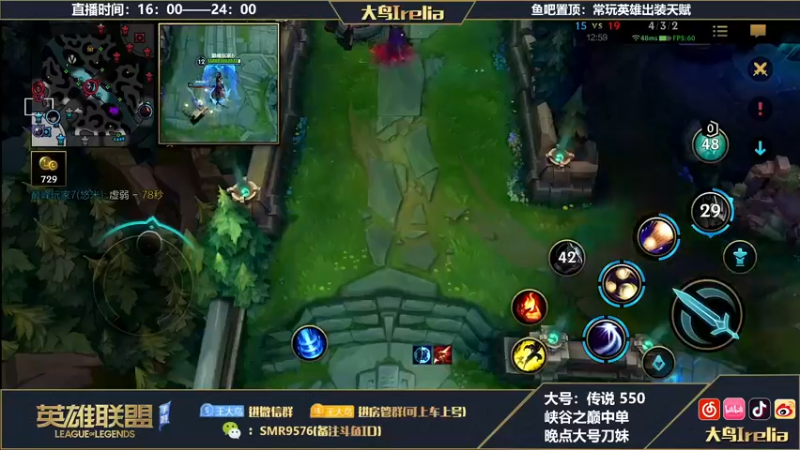【2022-11-13 21点场】大鸟Irelia：大鸟：最强永恩迅刃1V9