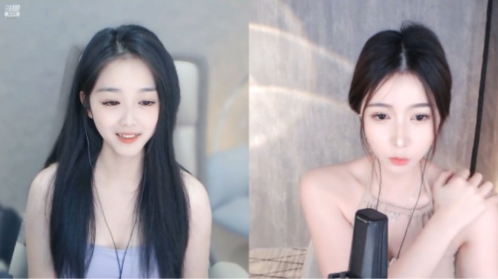 美女小姐姐直播连麦真可爱