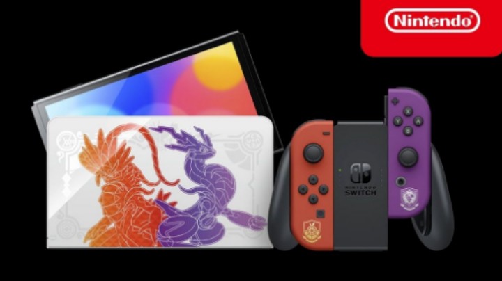 《宝可梦：朱/紫》限定款OLED版Switch主机