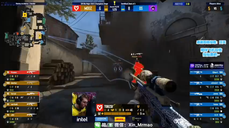【2022-11-13 04点场】馨儿MIRANDA：【馨儿】VP VS MOUZ