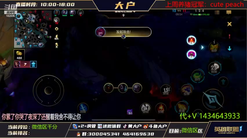 【2022-11-13 11点场】大户呀：峡谷之巅 露露子