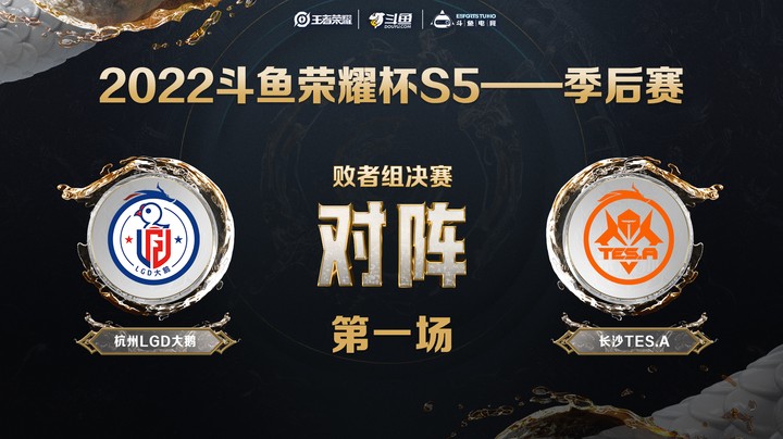 斗鱼荣耀杯S5 败者组决赛 杭州LGD大鹅 vs 长沙TES.A 第一场