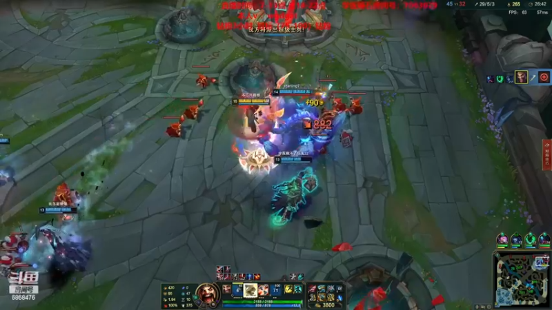 【2022-11-18 22点场】路浩东ouo：上单德莱文1v5 学会轻松上钻！