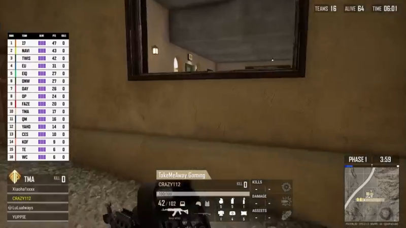 【2022-11-18 00点场】4AM小海xx丶：【2022PGC】TMA战队视角