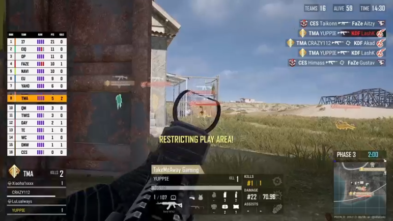 【2022-11-17 22点场】4AM小海xx丶：【2022PGC】TMA战队视角