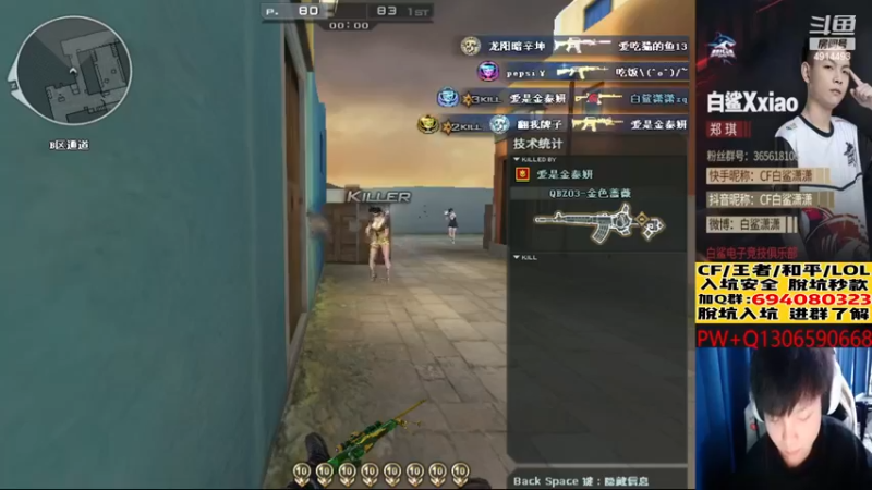【2022-11-17 15点场】白鲨潇潇：晚上训练了，不打质量局了