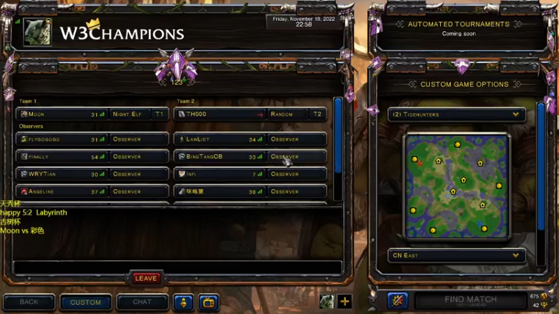 【2022-11-18 22点场】iameer0：【直播】7点天秀杯