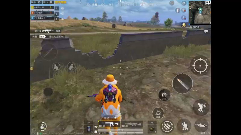 野区刚枪4杀精彩操作