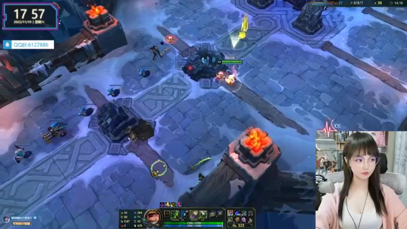 【2022-11-19 17点场】宝贝薇阿：薇：S8美测服初体验